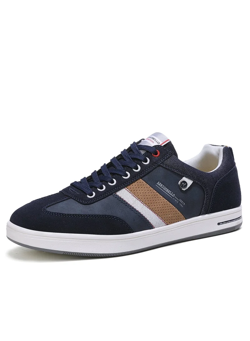 ARRIGO BELLO Men's Classic Lace-up Shoes Lightweight Color Block Sneakers for Everyday Wear
