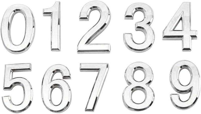 كلاراكو لوحات أرقام ذاتية اللصق مكونة من 9 أرقام، لافتات، لوحات فندق، منزل، قسم، مكتب، باب، عنوان، رقم الطريق، رقم اللوحة 1