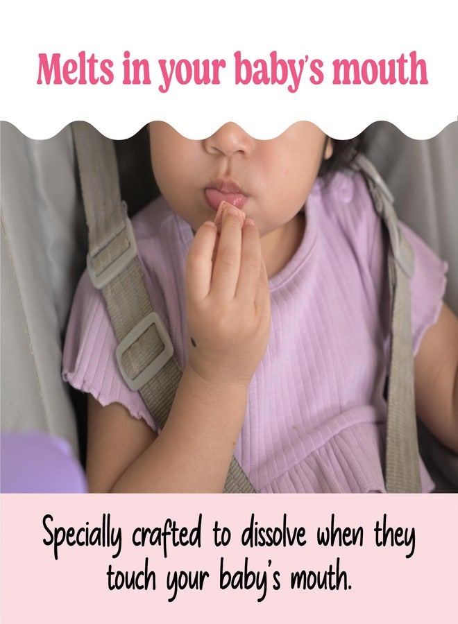 Nooka Pink Fruit Crunchies for Babies – Healthy Snack with Real Fruits & Veggies | 5 Ingredients Only | No Added Sugar | Melts in Baby’s Mouth | Age 7+ Months (20g) - Image 4