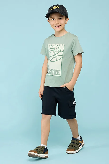 R&B Embroidered Cargo Shorts