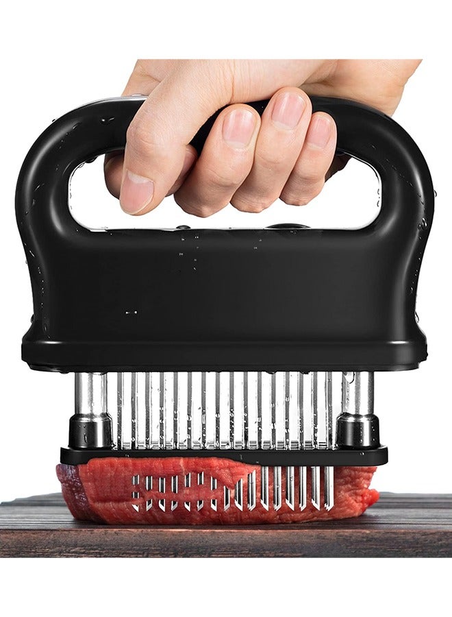 General Meat Tenderizer with 48 Stainless Steel Ultra Sharp Needle Blades, Kitchen Cooking Tool Best for Tenderizing, BBQ, Marinade  - Image 1