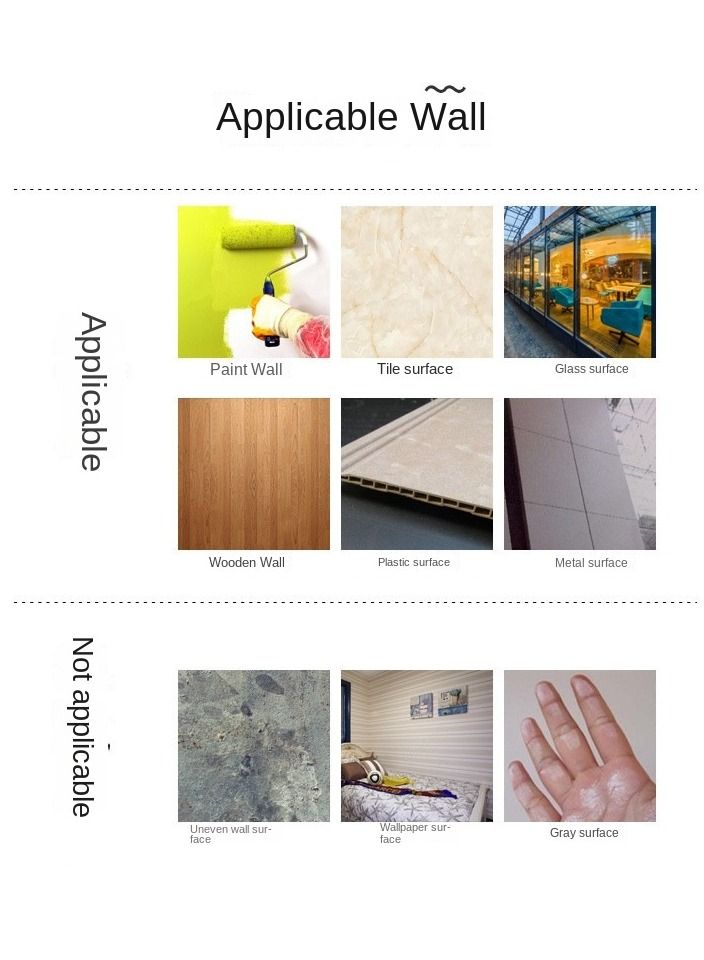 Bluejw ملصق جدار سياج مع عشب متعدد الألوان 70x50 سنتيمتر - Image 4