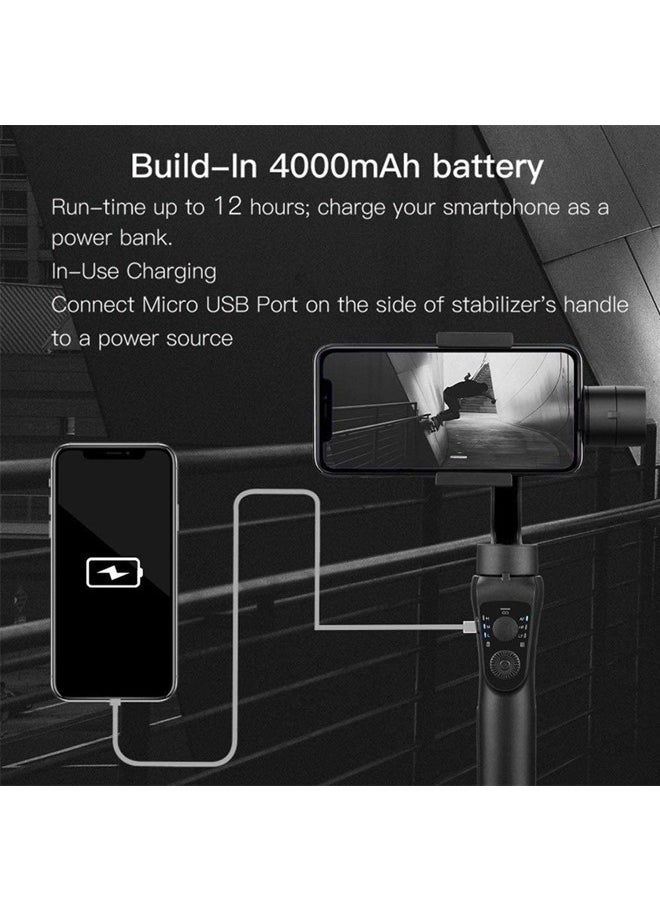 PADOM - Padom S5B 3axis Stabilize Gimbal Bluetooth Handheld Device With Focus And Zoom Functions With Long Lifetime - Image 1
