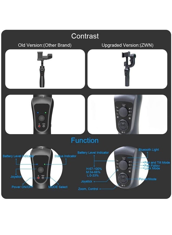 PADOM - Padom S5B 3axis Stabilize Gimbal Bluetooth Handheld Device With Focus And Zoom Functions With Long Lifetime - Image 1