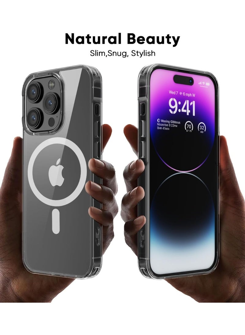 MagSafe Clear Case Compatible with iPhone 14 Pro Max with Fast Charging - Image 5