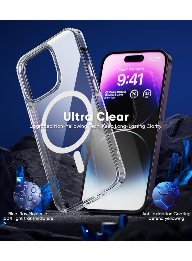 MagSafe Clear Case Compatible with iPhone 14 Pro Max with Fast Charging - Image 2