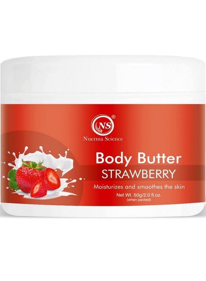 Nuerma Science Strawberry Body Butter For Intense Moisturization & Soft Supple Healthy Skin 50 Gm - Image 1