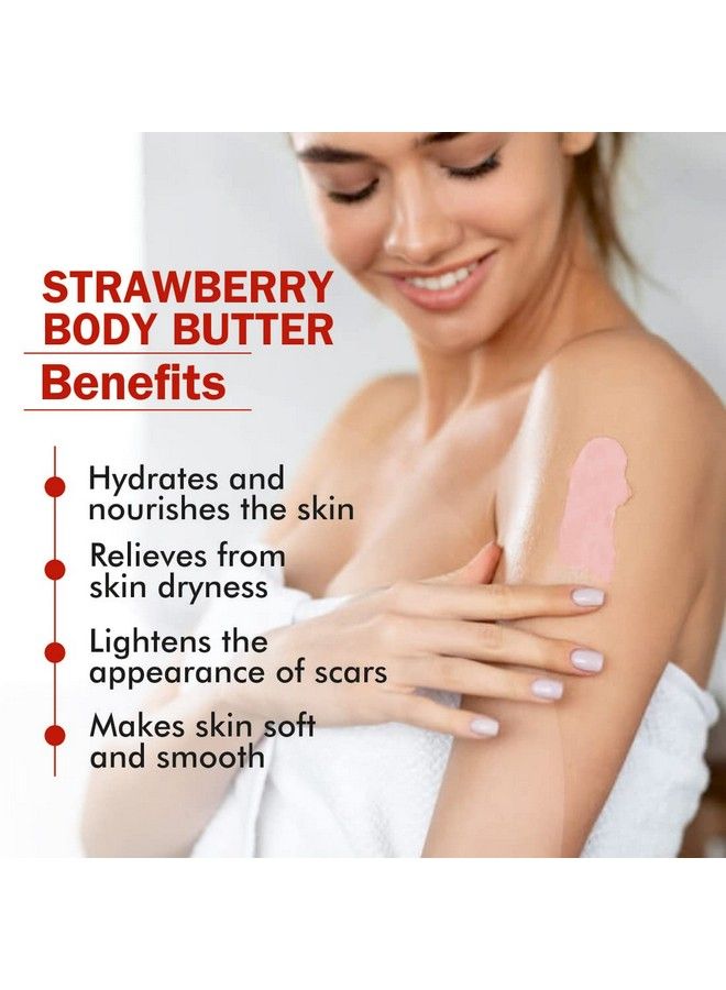 Nuerma Science Strawberry Body Butter For Intense Moisturization & Soft Supple Healthy Skin 50 Gm - Image 4