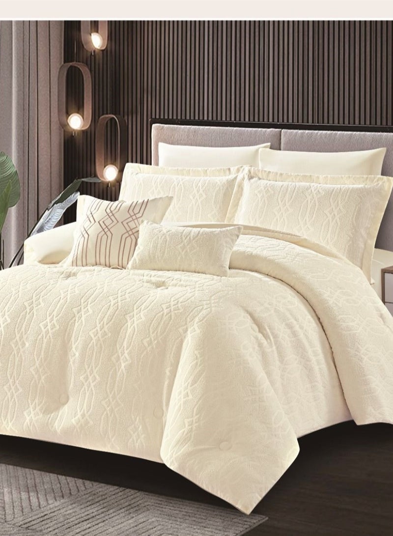 Horse Plain embroidered bedspread for two people, 8 pieces - Image 2