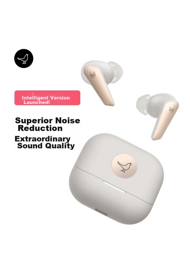 Libratone [new Product] Bird Earphones Air+ 3rd Generation Active Noise Cancellation True Wireless High-end Bluetooth Earphones, High Performance And Stylish Design, Rock Gold (including Care+ Service) - Image 1