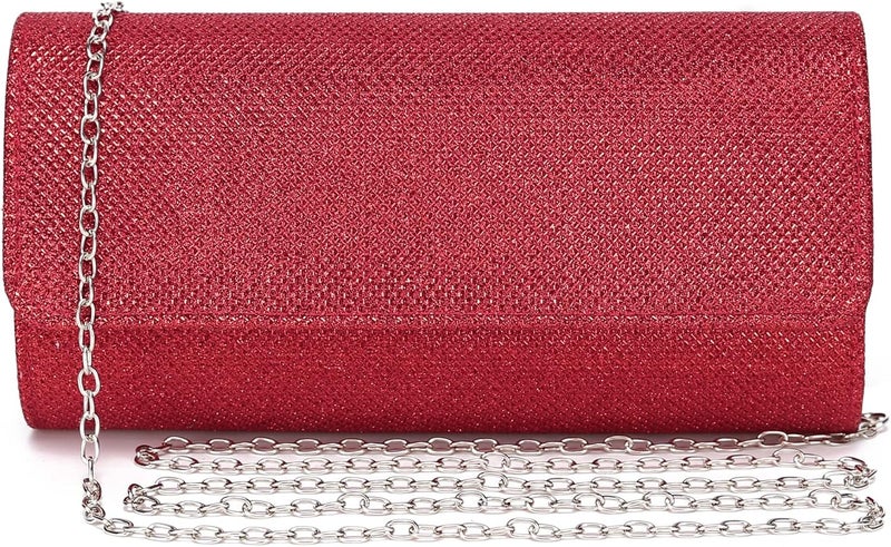 Outrip Women's Evening Bag Clutch Purse Glitter Party Wedding Handbag with Chain - Image 1