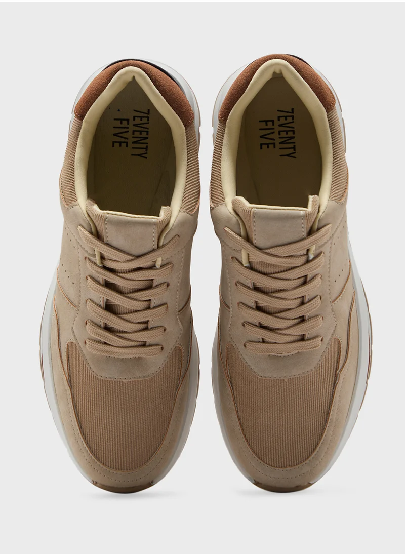 Seventy Five Corduroy Detail Casual Sneakers