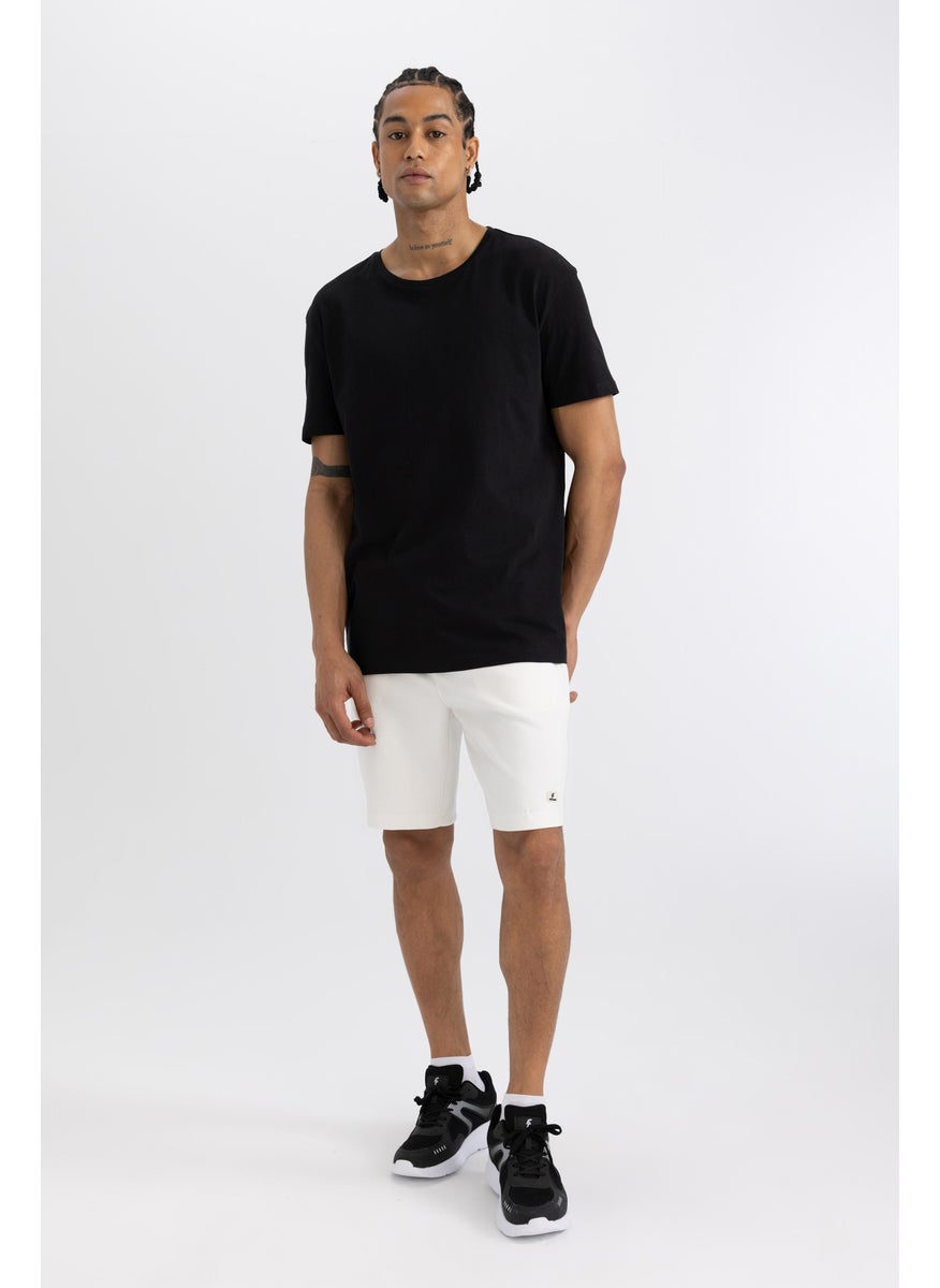 Man DeFactoFit Standard Fit Crew Neck Printed T