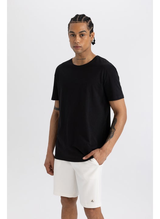 Man DeFactoFit Standard Fit Crew Neck Printed T