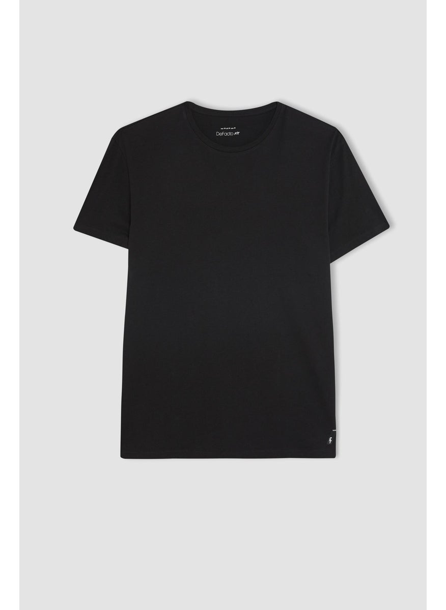 Man DeFactoFit Standard Fit Crew Neck Printed T