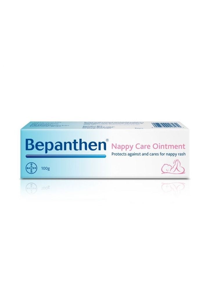 Bepanthen - Nappy Care Ointment Moisturizing Cream With Dual-action and Nappy Rash Care 100 g - Image 1
