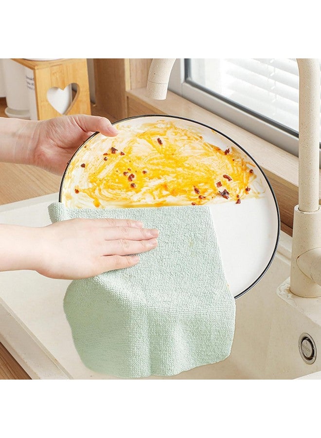 Even 20 Piece Reusable Microfiber Cleaning Cloth Set With Dispenser Box, Multi-Functional Cleaning Rags For Kitchen, Dishes, Windows, Cabinets, Faucets, Floor. Multicolor - Image 4