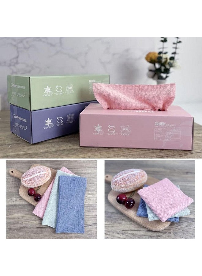 Even 20 Piece Reusable Microfiber Cleaning Cloth Set With Dispenser Box, Multi-Functional Cleaning Rags For Kitchen, Dishes, Windows, Cabinets, Faucets, Floor. Multicolor - Image 3