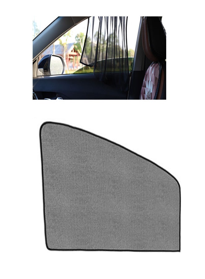 Car Window Shades Heat Insulation Sun Blocking Stretchable Car Window Side Sunshade Mesh Curtain for Truck SUV Front - Image 5