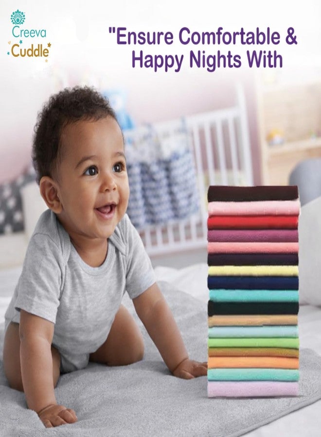 Creeva Cuddle Waterproof Baby Dry Sheet - Ultra Soft Fleece Bed Protector for Kids (100 cm x 70 cm, Raspberry Pink) - Image 2