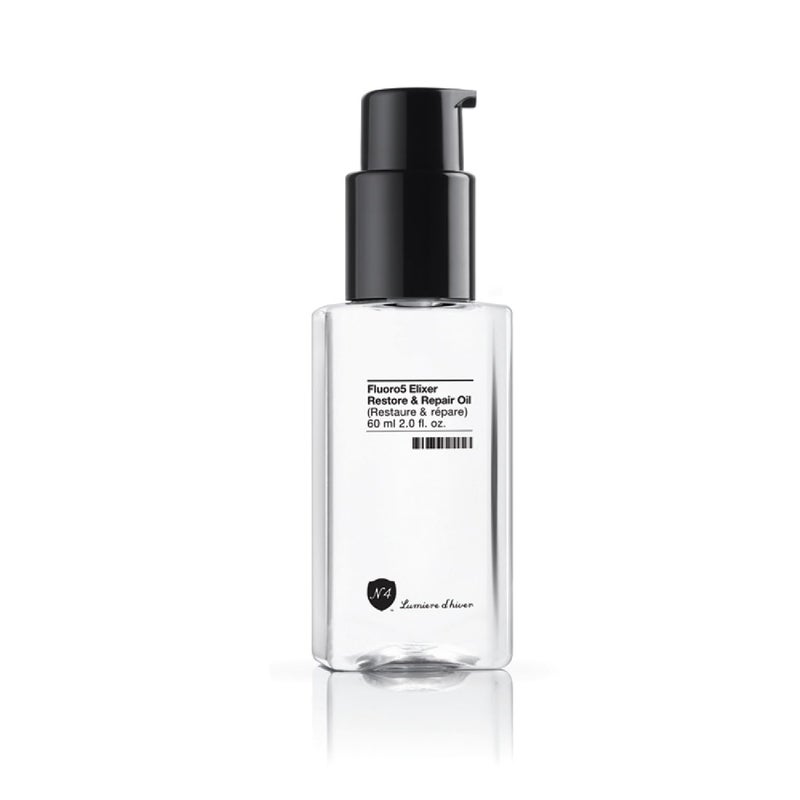 Number 4 Hair Oil, Anti Frizz Hair Serum, Fluoro5 Elixir Restore & Repair Oil, 2.0 oz - Image 2