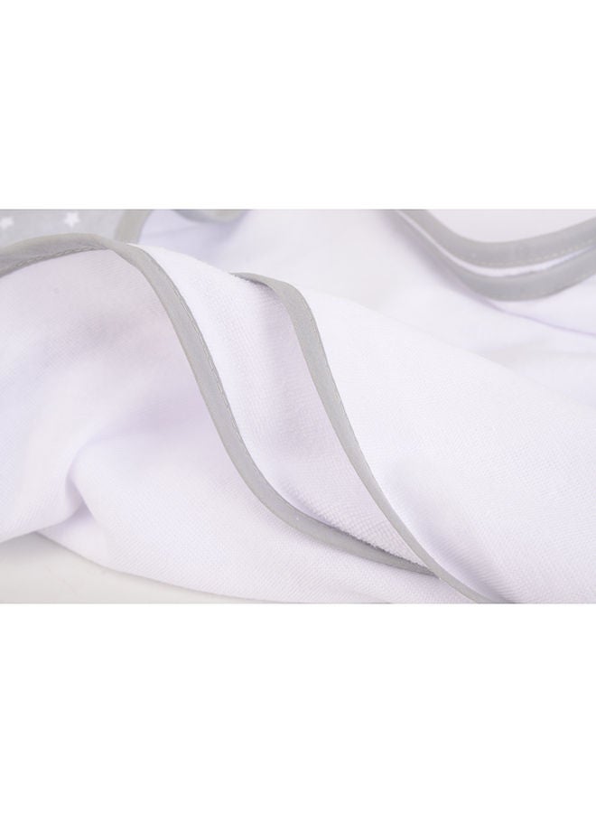 hudson baby Knit Terry Hooded Towel 3 Piece Gray Modern Elephant - Image 5