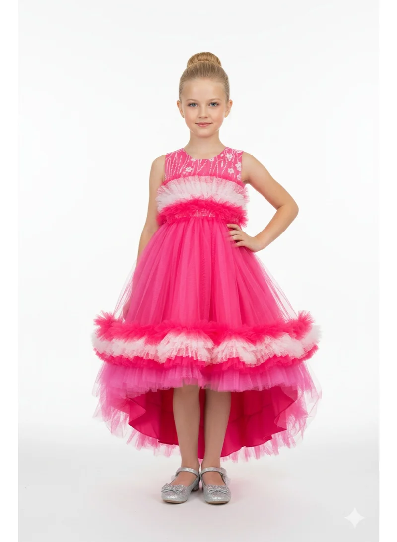 D'Daniela D' Daniela - Premium Collection-Maura Pink Party Dress