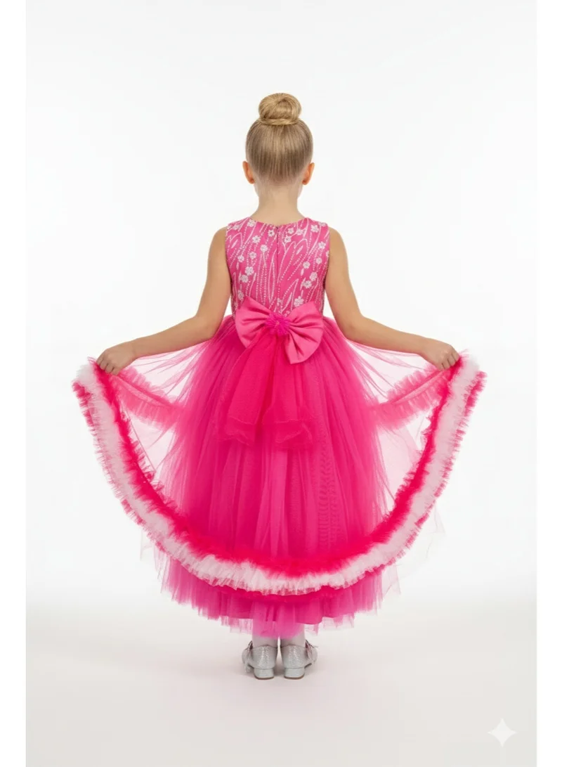 D'Daniela D' Daniela - Premium Collection-Maura Pink Party Dress