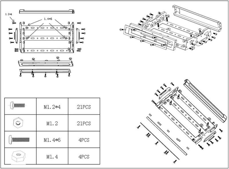Yurefax Metal Luggage Carrier Roof Rack for RC Cars - Image 5