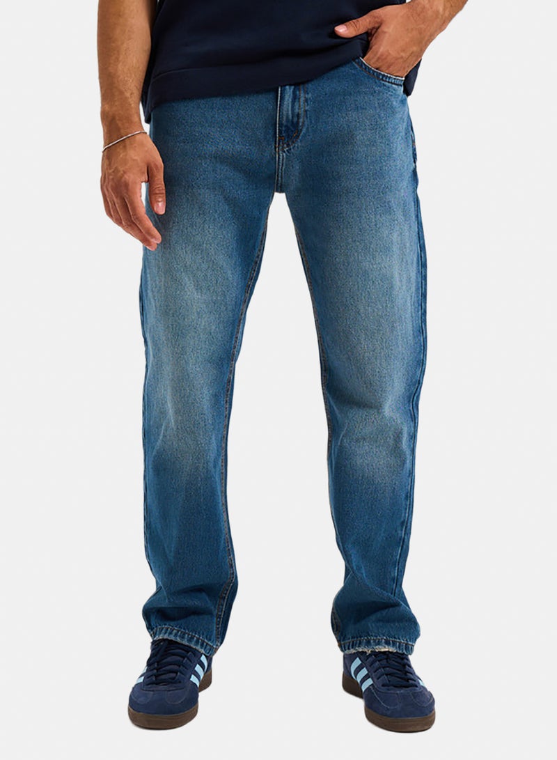 bowline Boy Friend Blue Jeans Pants - Image 1