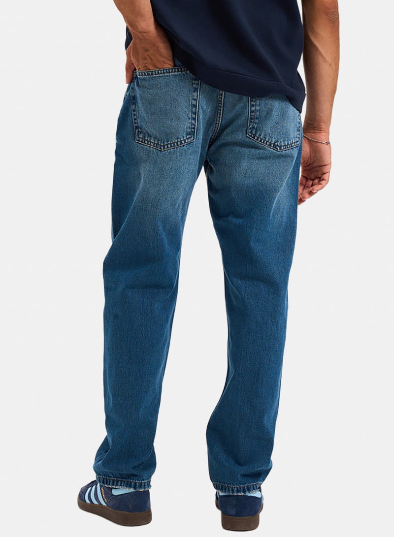 bowline Boy Friend Blue Jeans Pants - Image 3