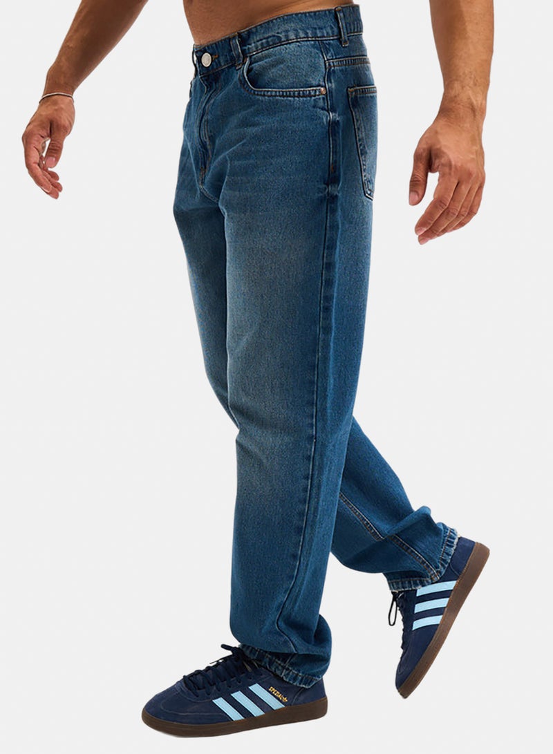 bowline Boy Friend Blue Jeans Pants - Image 4
