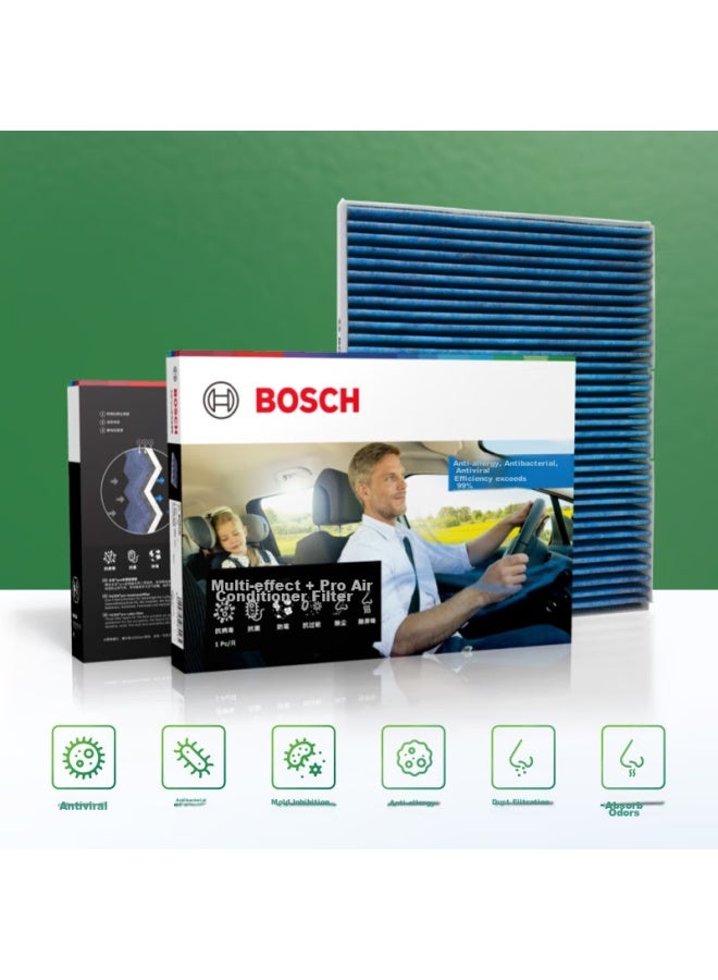 Bosch Multi-effect+pro Air Conditioning Filter 8630 For Magotan, Passat, Sagitar, Tiguan L, Tayron, Anglang, Yihao 7, Bora, A3, Q3 - Image 2