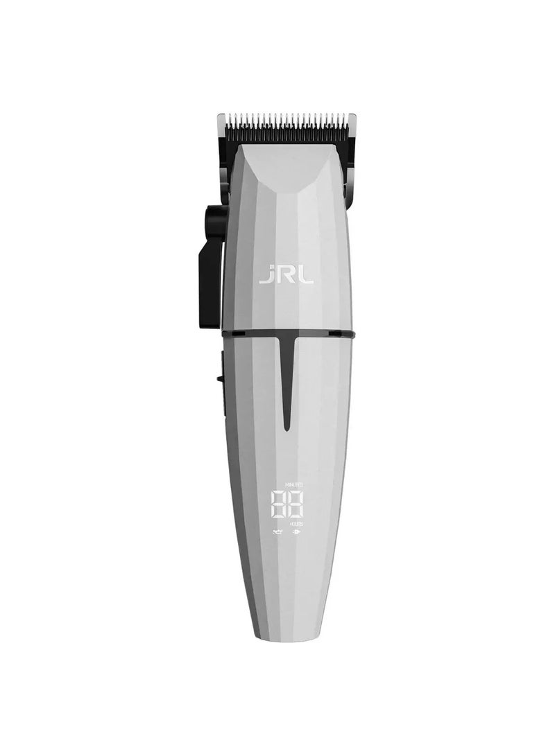 جي آر إل بروفيشنال مجموعة جيه آر إل جوست ٣ | SH2301، ٢٠٢٠C-B، ٢٠٢٠T-B، ٢٠٢٠H | مجموعة ماكينة حلاقة، ماكينة تشذيب، ماكينة حلاقة، ومجفف شعر مثالية | لاسلكي، فائق الهدوء، بتقنية شفرة التلاشي، مجفف شعر أيوني سريع الجفاف | مجموعة صالونات التجميل والعناية الشخصية | أبيض - Image 3