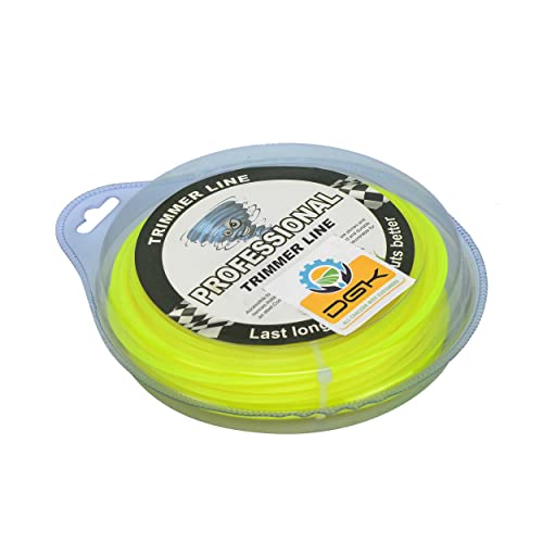 DGK® Nylon Rope for Brush Cutter and Grass Trimmer | 50 Meter 3.0 mm Square Type | Multi Colour| - Image 1