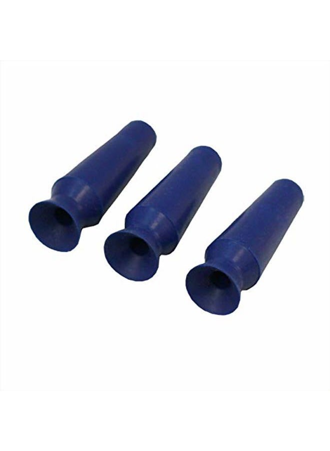 Scleral Cup Large Contact Lens Handler - Inserts and Removes Scleral Contact Lenses and Prosthetic Eyes Dark Blue - 3 Count (Dark Blue)