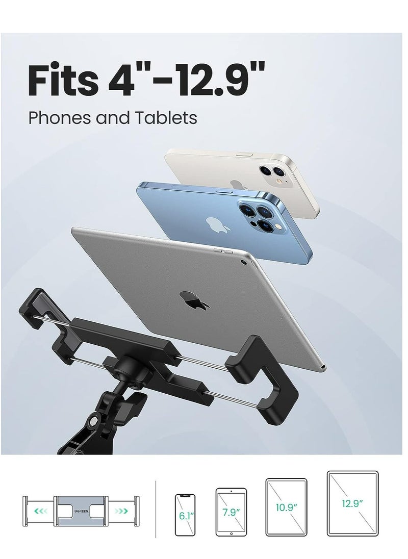 Mike Music - Adjustable Tablet Holder for Desk Flexible Tablet Arm Clamp Compatible with iPad Pro  iPad Air iPad Mini Galaxy Tab iPhone - Image 1