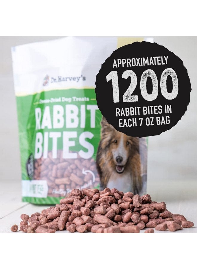 دي آر. هارفي مكافآت الكلاب النيئة المجففة بالتجميد من دكتور هارفي، مكون واحد، بروتين لحم الأرنب الطبيعي للكلاب، خالٍ من المواد المسببة للحساسية، 7 أونصات (عبوة واحدة) - Image 4