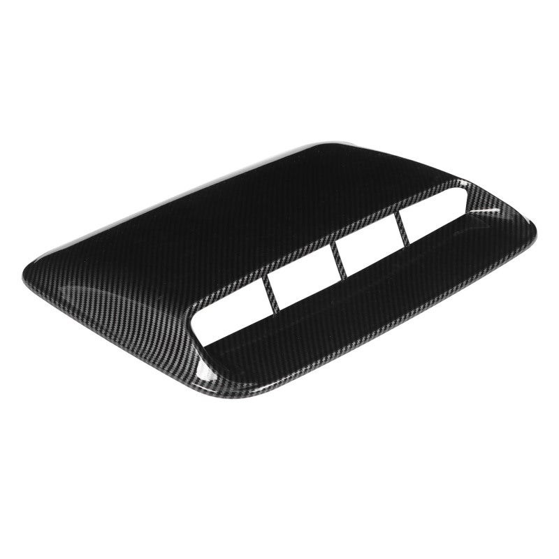 Hood Scoop Cover Carbon Fiber Universal + Bonnet Air Vent Grille - Dust-proof Design for Car Modification Sporty Look - Image 4