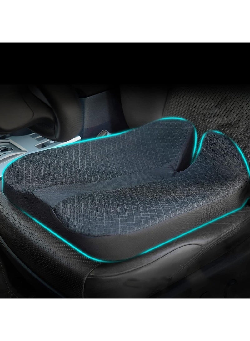 Loxira Heightening Truck Seat Cushion for Broader Vision, Car Seat Cushion for Car Seat Driver Truck Driver, Sciatica Pain Relief Pillow Tailbone Pain Relief Cushion for Long Time Driving - Image 1