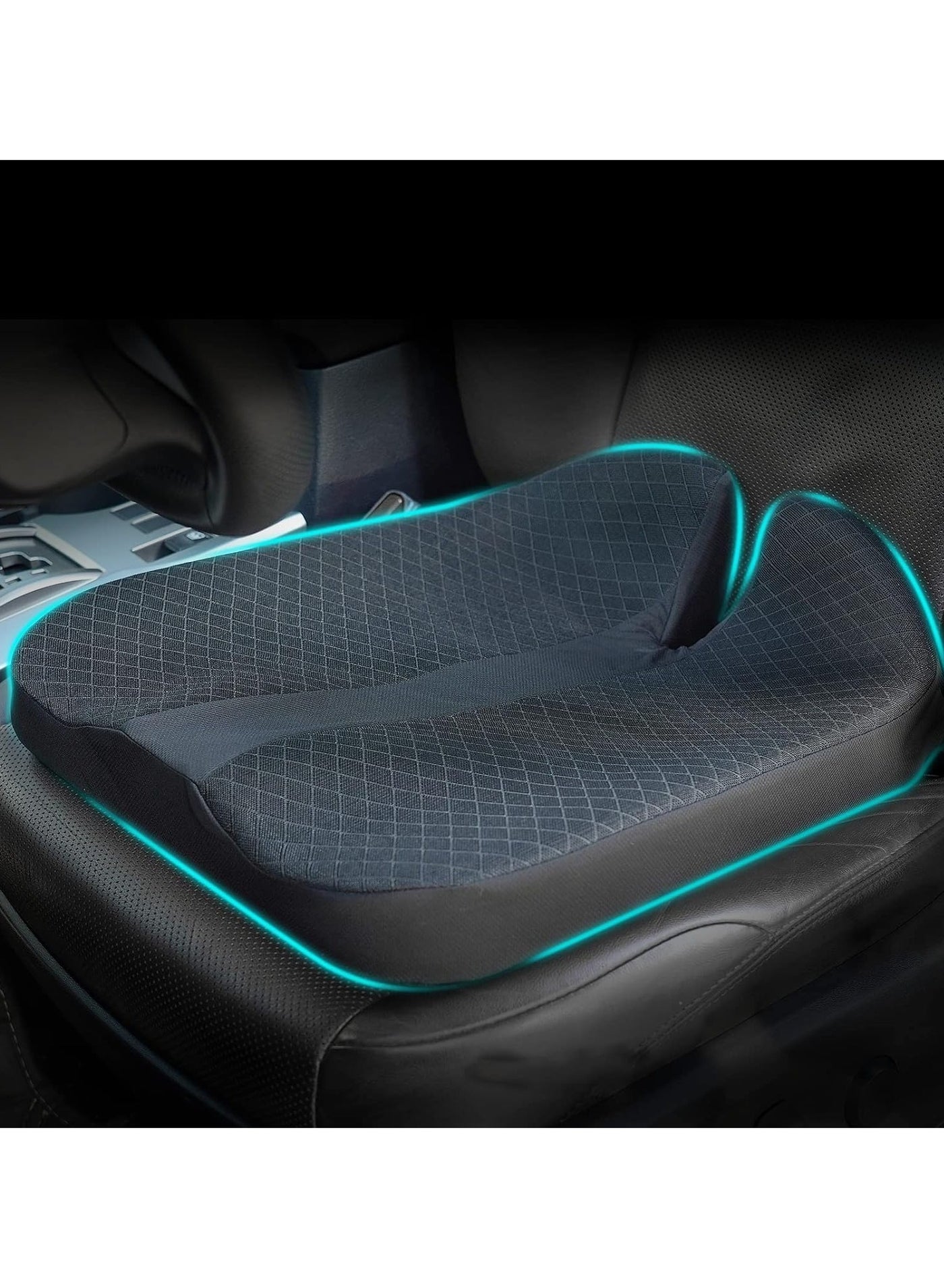 Dr Touch Heightening Truck Seat Cushion for Broader Vision, Car Seat Cushion for Car Seat Driver