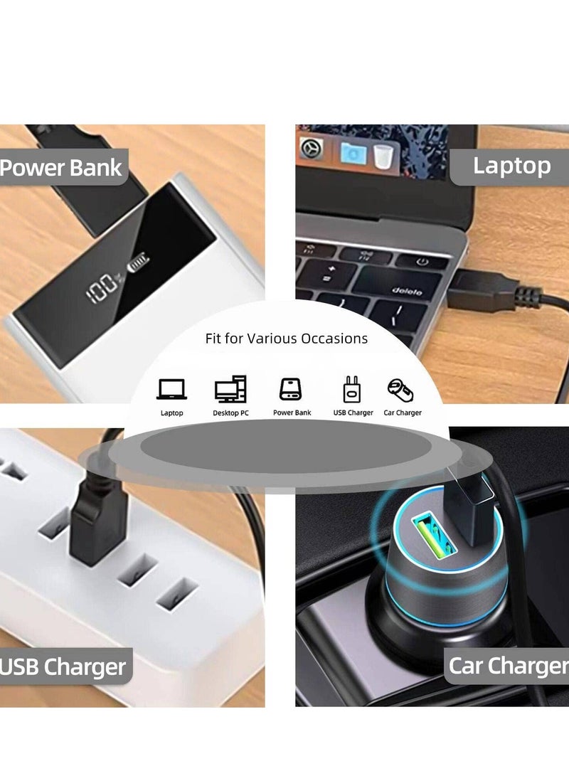 1Pack Compatible with Fitbit Sense  Fitbit Versa 3 Charger Replacement USB Charging Cable Dock Stand for Sense 2/Sense/Versa 4/Versa 3 Smartwatch,  3.3Ft Durable Portable Charger Dock Cord - Image 5