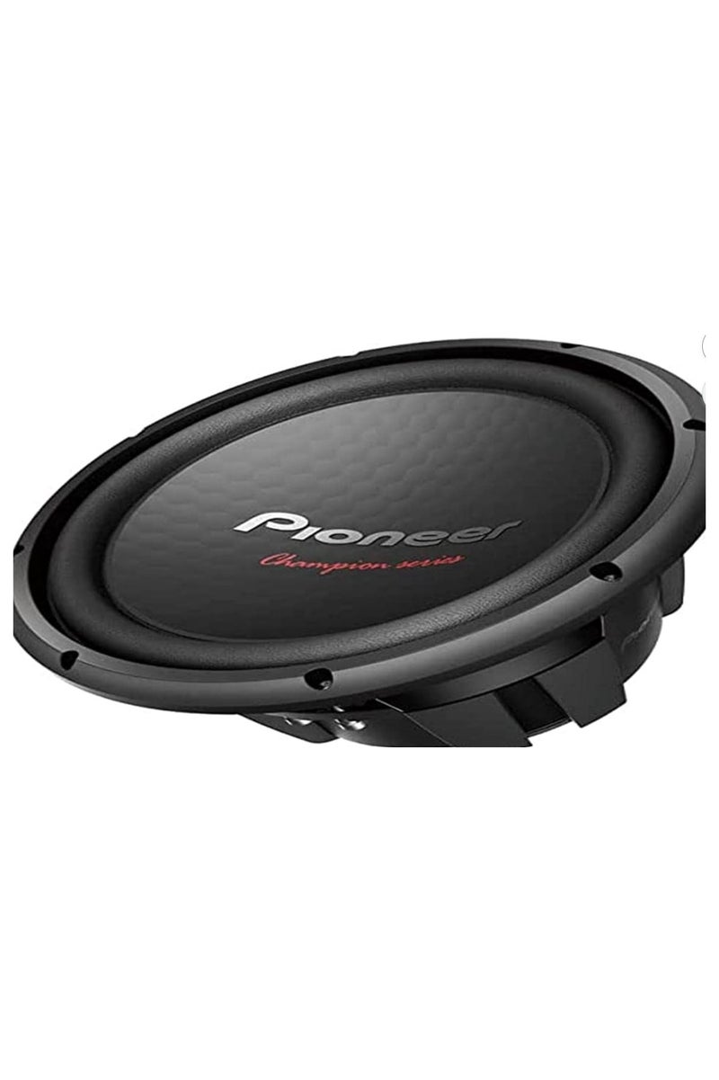 Pioneer Pioneer TSW312D4 Champion Series 12" 1500 Watt Dual 4 Ohm Voice Coil DVC Car Subwoofer, Coaxial - Image 1