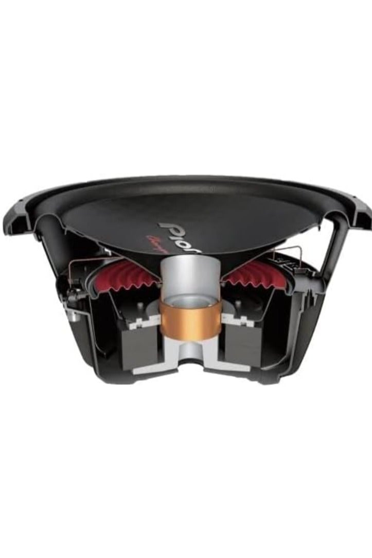 Pioneer Pioneer TSW312D4 Champion Series 12" 1500 Watt Dual 4 Ohm Voice Coil DVC Car Subwoofer, Coaxial - Image 4