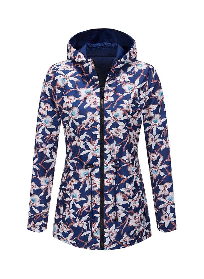 تايك تو جاكيت بغطاء رأس قابل للعكس بسحاب كامل - Image 3