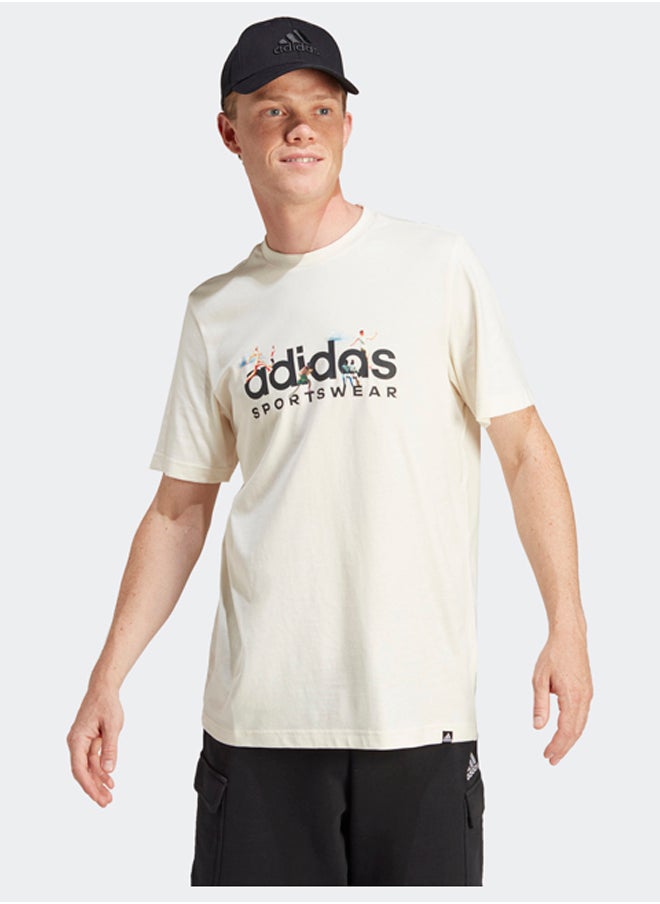 Adidas Landscape Sportswear Graphic T-Shirt  - Image 1
