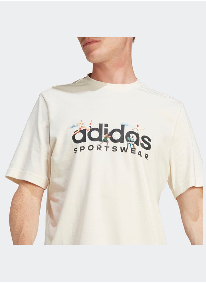 Adidas Landscape Sportswear Graphic T-Shirt  - Image 5
