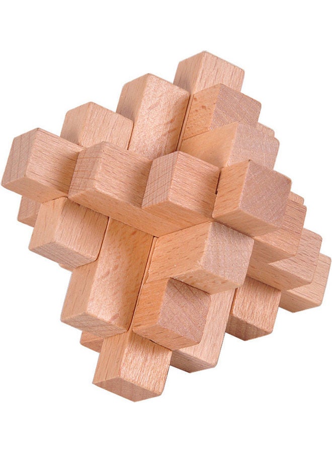 NIBEMINENT 9-Piece Wooden Interlocked Puzzles - Image 5