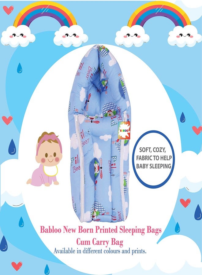 Babloo New Born Carry Bag Cum Baby Carry Bed (0-6 Months) Blue - Image 2