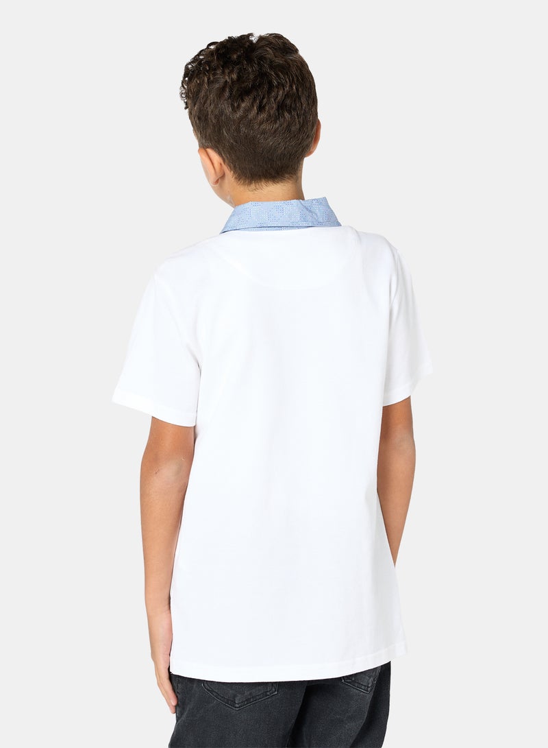Panco Boys Polo t-shirt with collar - Image 2